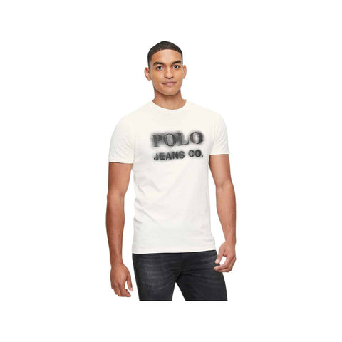 Polo T-Shirt Pjc Logo Off White