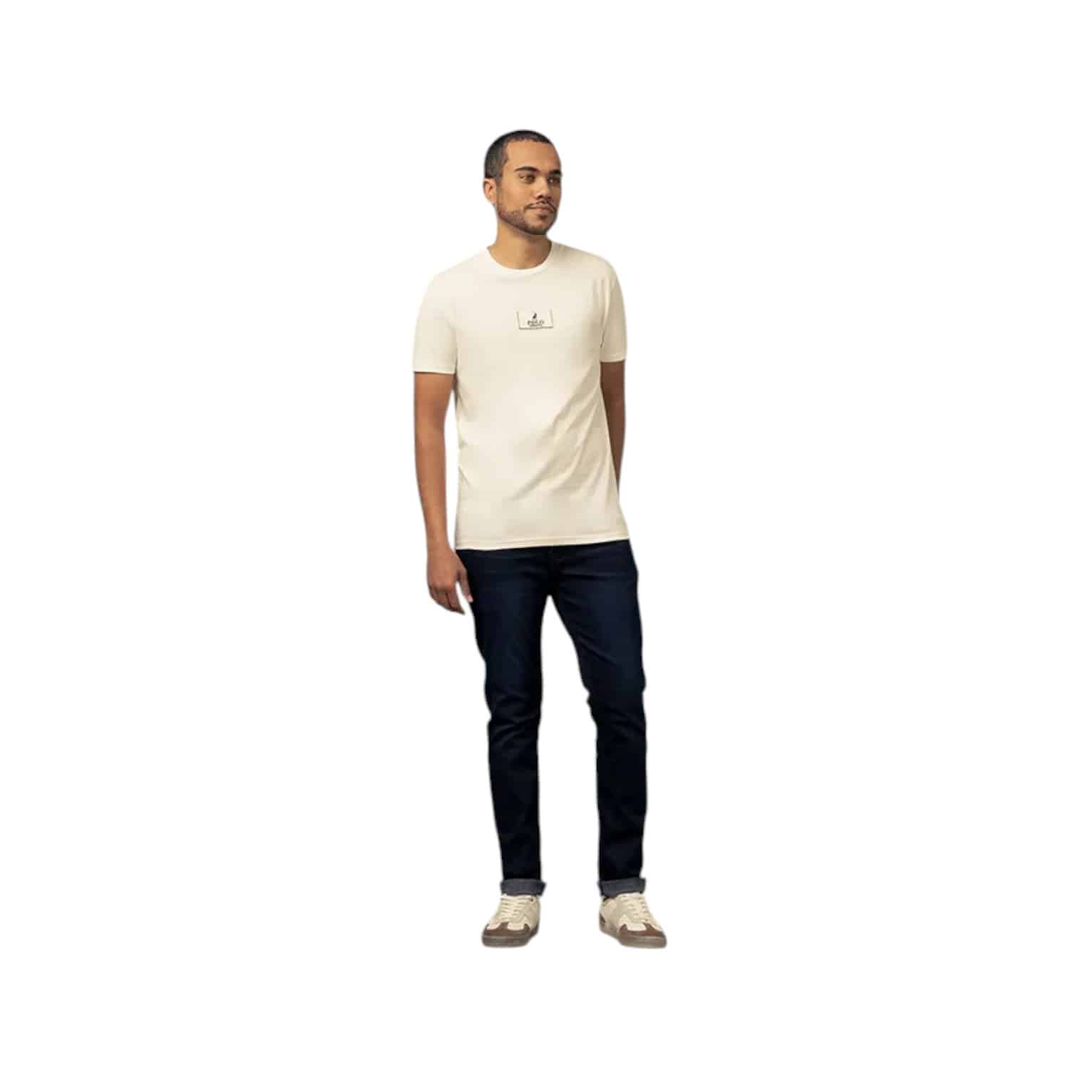 Polo T-Shirt PJC Block Logo SS Off White
