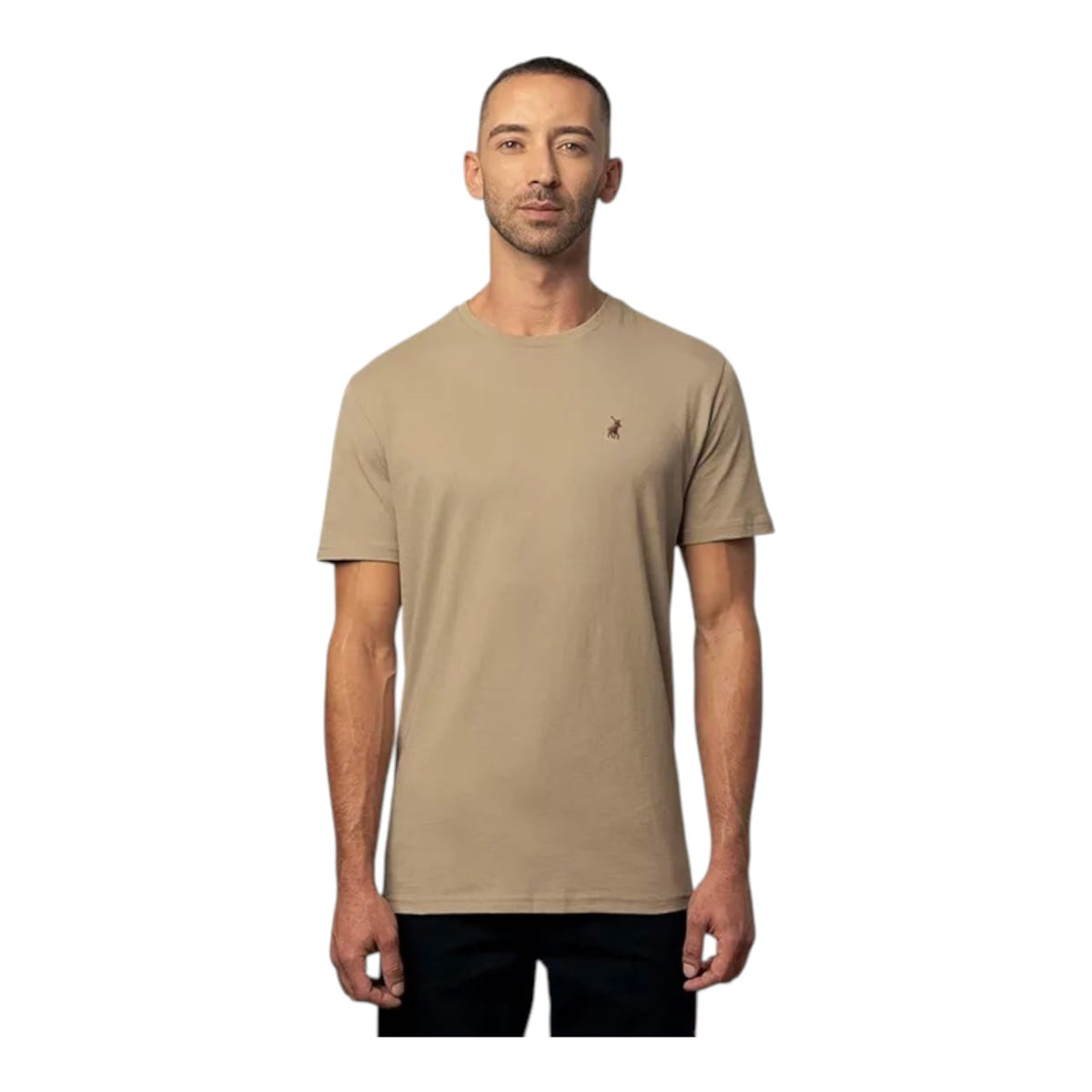 Polo Plain Crew T-shirt - Taupe
