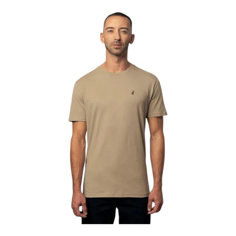 Polo Plain Crew T-shirt - Taupe
