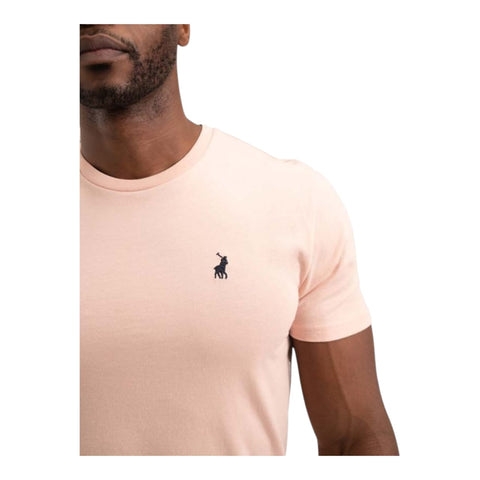 Polo Plain Crew T-shirt - Pink