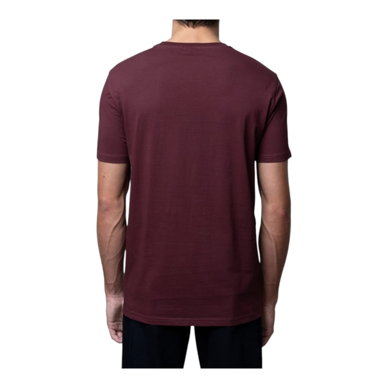 Polo Plain Crew T-shirt - Burgundy