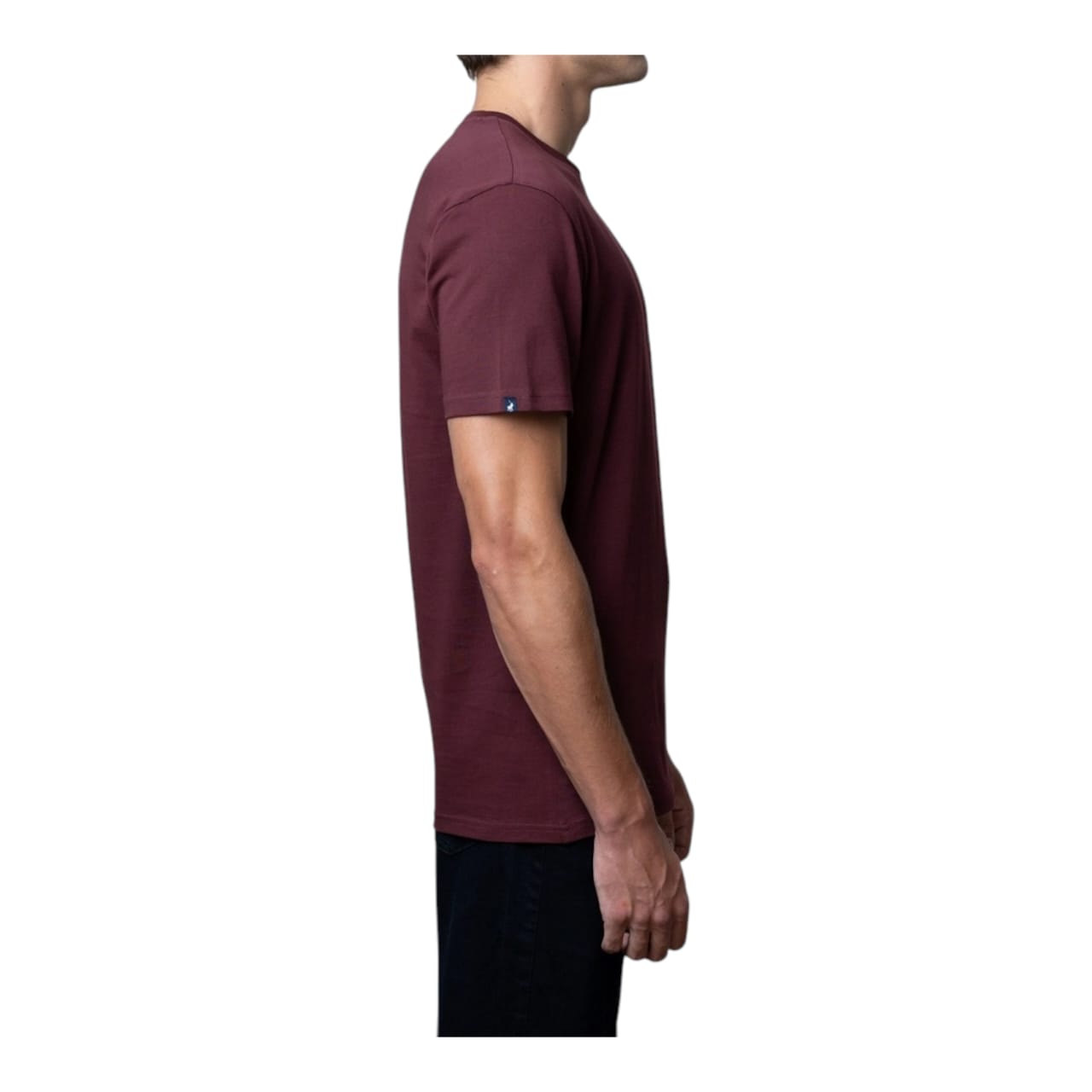 Polo Plain Crew T-shirt - Burgundy