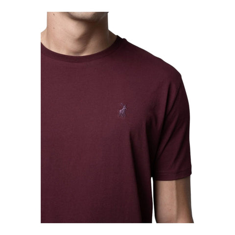 Polo T-Shirt Plain Burgandy
