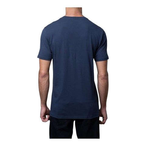 Polo T-Shirt Split Logo Navy