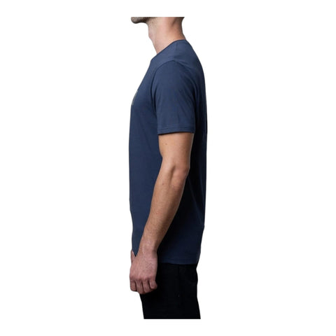 Polo T-Shirt Split Logo Navy