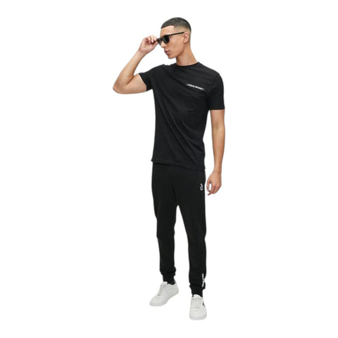 Polo T-Shirt Sport Big Logo Black