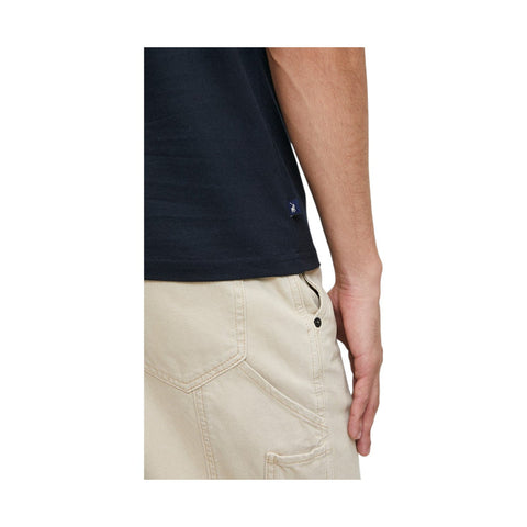 Polo T-Shirt Logo Badge Navy