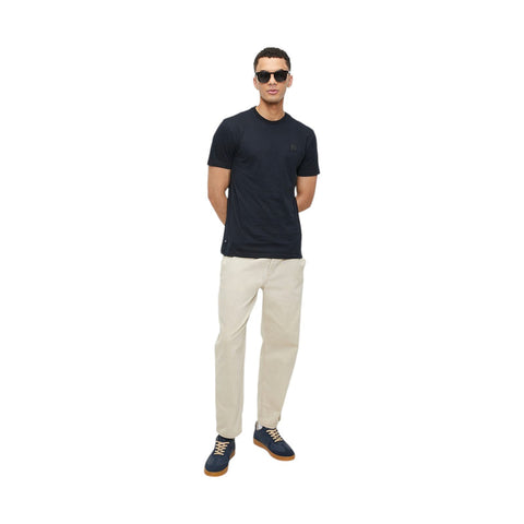 Polo T-Shirt Logo Badge Navy