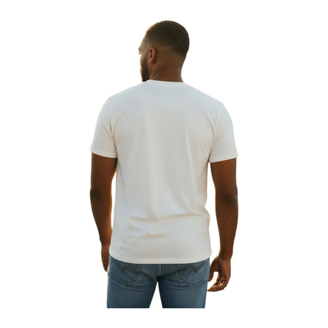 Polo Men’s PJC Sneaker Logo Tee – White Graphic Cotton T-Shirt
