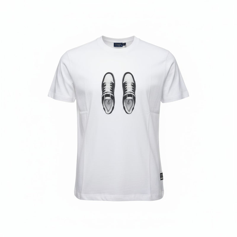 Polo T-Shirt Pjc Sneaker Logo White