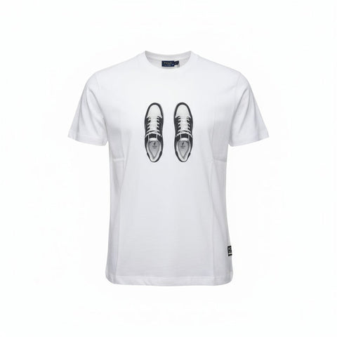 Polo T-Shirt Pjc Sneaker Logo White