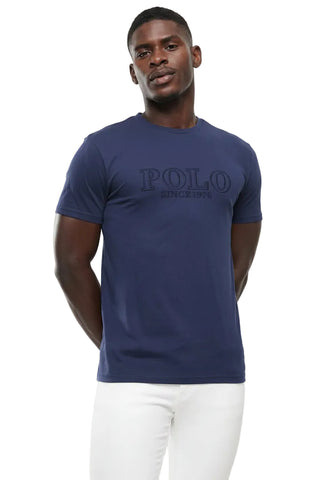 Polo T-Shirt Logo Emb Navy