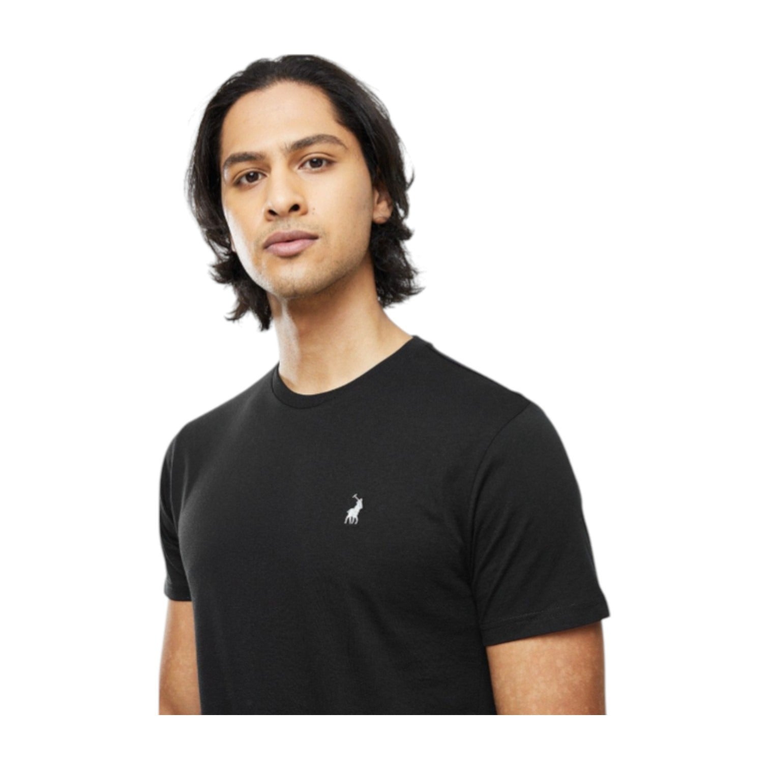 Polo Plain Crew T-shirt - Black