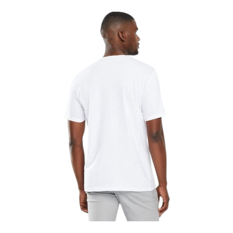 Polo Flock Logo Crew T-shirt - White