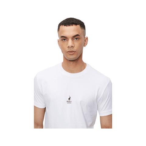 Polo T-Shirt Pjc Ribbed Cuff White
