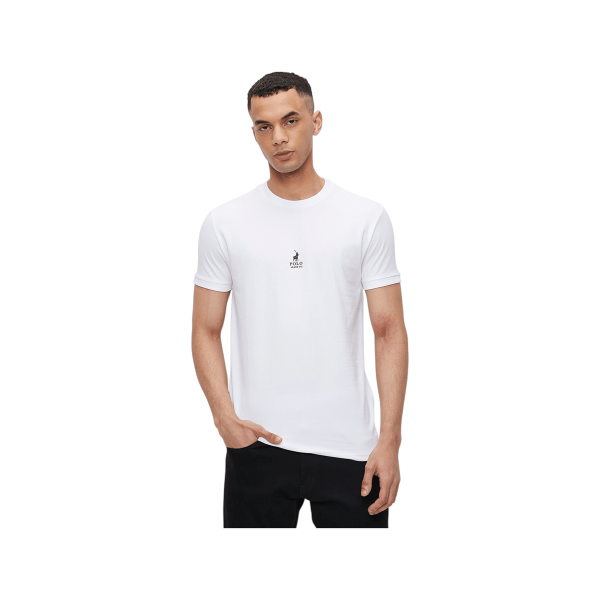 Polo  T-Shirt PJC Cuffed White