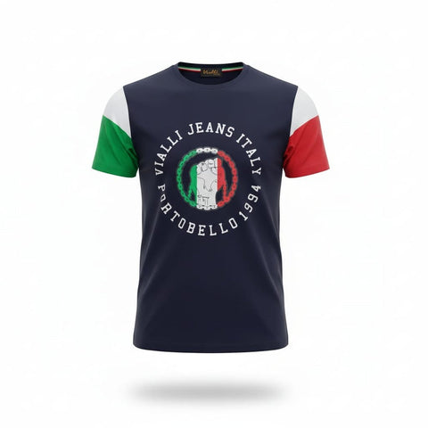 Vialli Lucas T-Shirt Navy