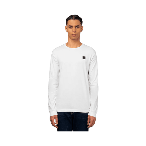 Polo Crew Longsleeve Plain Essential White