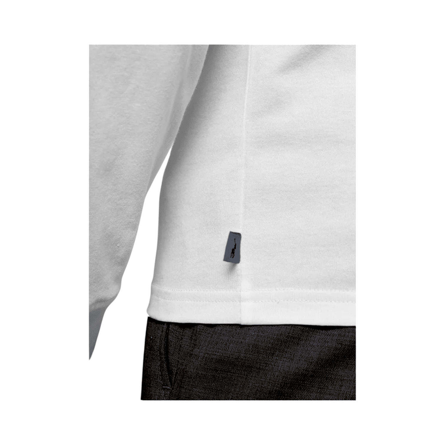 Polo Long Sleeve Essential Bright White