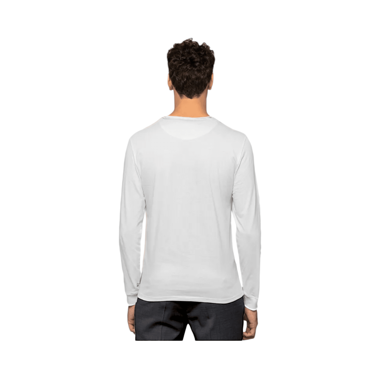 Polo Long Sleeve Essential Bright White