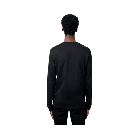 Polo Crew Longsleeve Plain Essential Black