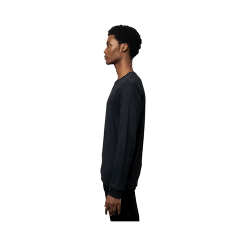Polo Crew Longsleeve Plain Essential Black