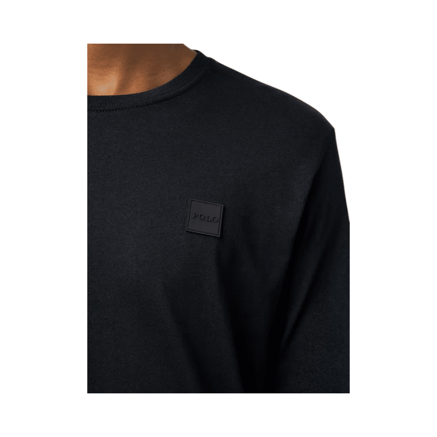 Polo Essential Long Sleeve Tee Black