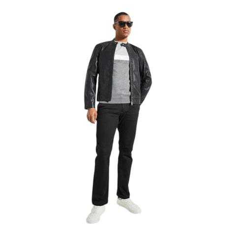 Polo Quater Slant Straight Leg Jean - Black