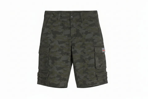 Cutty Bermuda Mortar Cargo Olive Camo Shorts