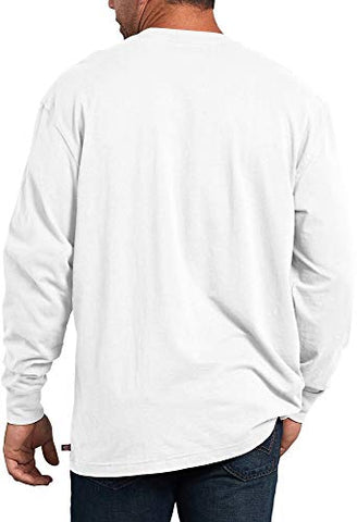 Dickies T-Shirt Long-Sleeve Horseshoe Ruston White