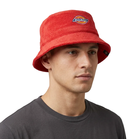 Dickies Bucket Hat Derry Towelling Red