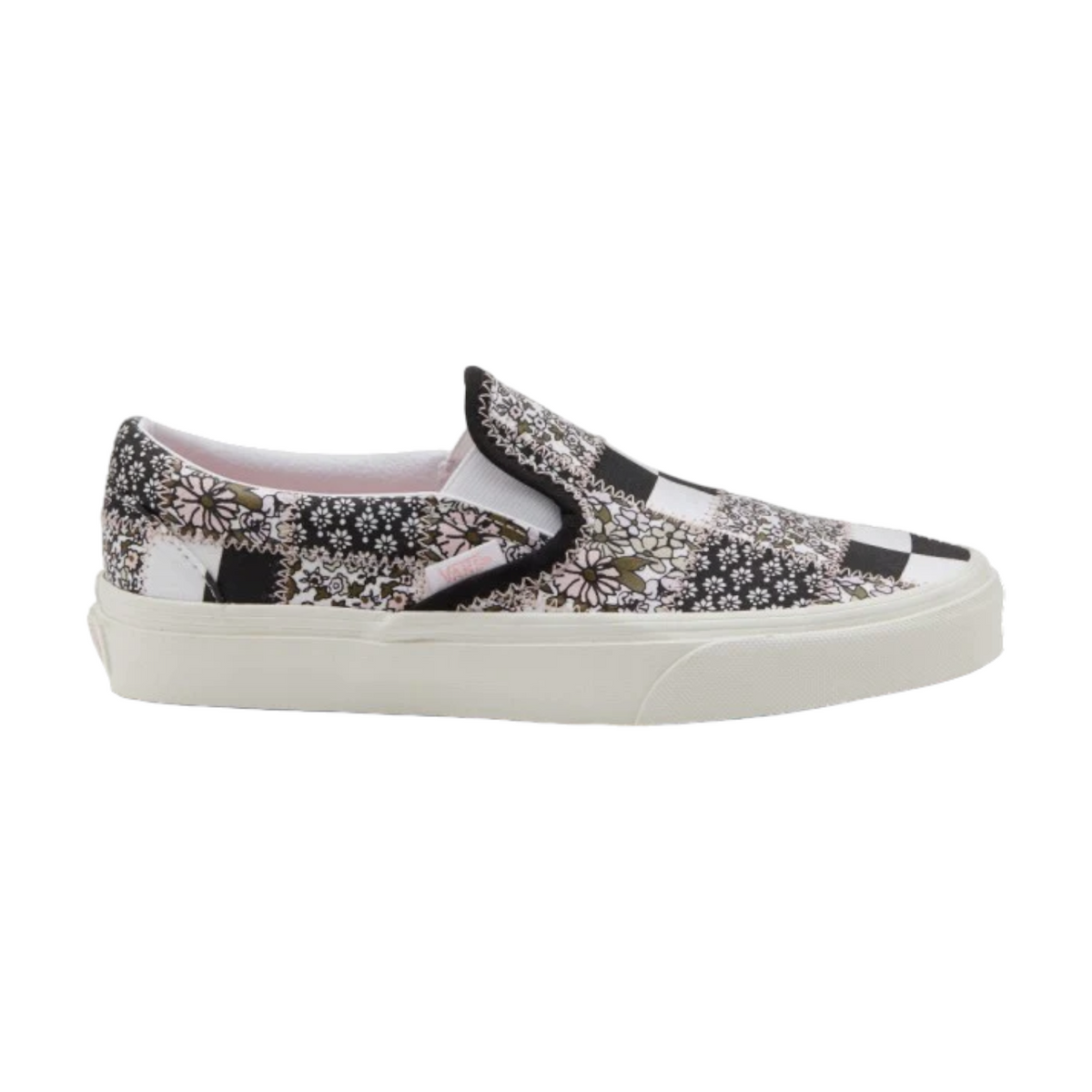 Vans Classic Slip-On Patchwork Floral Black/Pink
