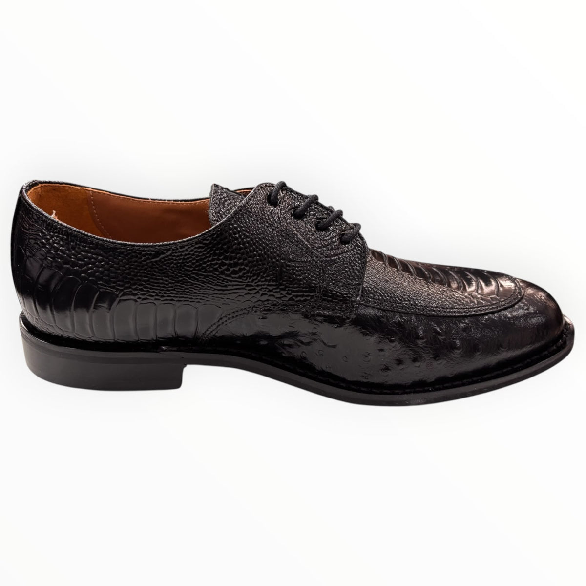 Bishop Formal Shoe Ostrich 50354 Black