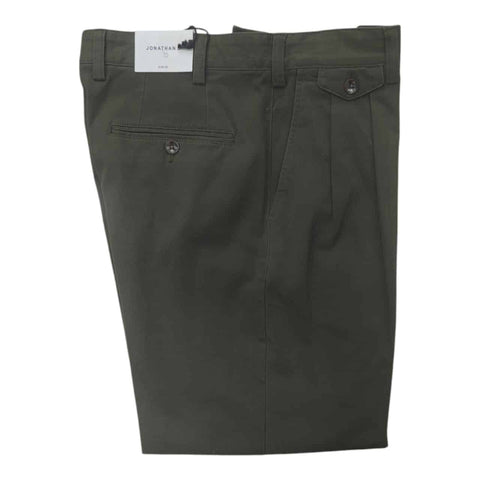 JD Chino Tapered Cropped Moss
