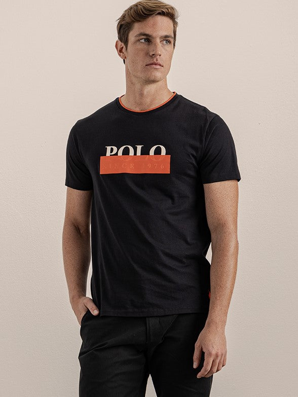 Polo Ss Printed Logo Tshirt