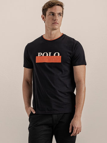 Polo Ss Printed Logo Tshirt