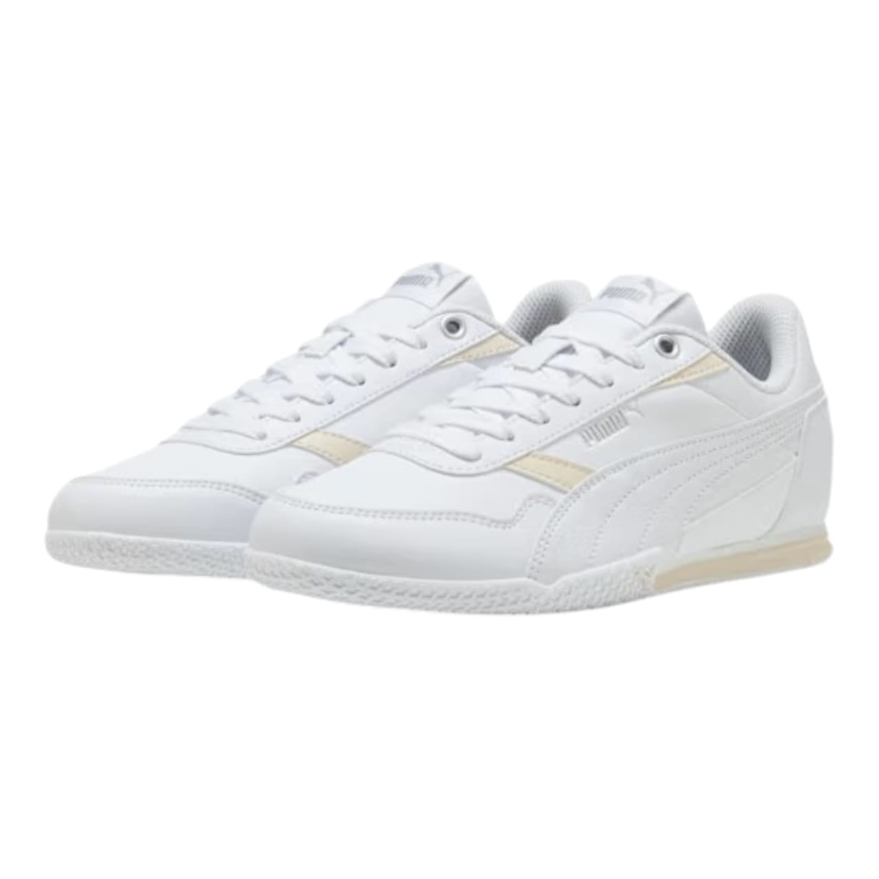 Puma Bella Donna L Womens Low Top Sneaker - White & Silver