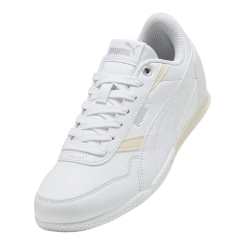 Puma Bella Donna L Womens Low Top Sneaker - White & Silver