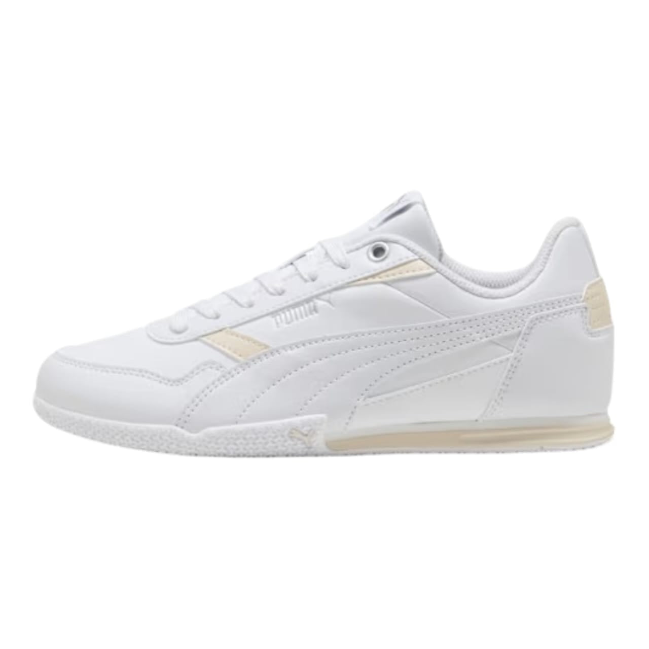 Puma Bella Donna L Womens Low Top Sneaker - White & Silver