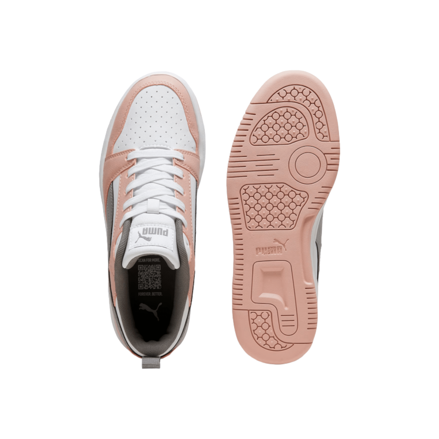 Puma Rebound V6 Low Pink/White