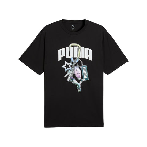 Puma T-Shirt Graphics Relaxed Execution Black