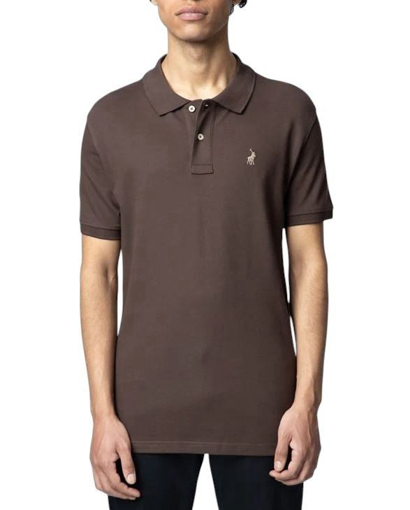 The Polo Essential Pique Short Sleeve Golfer – Rich Chocolate