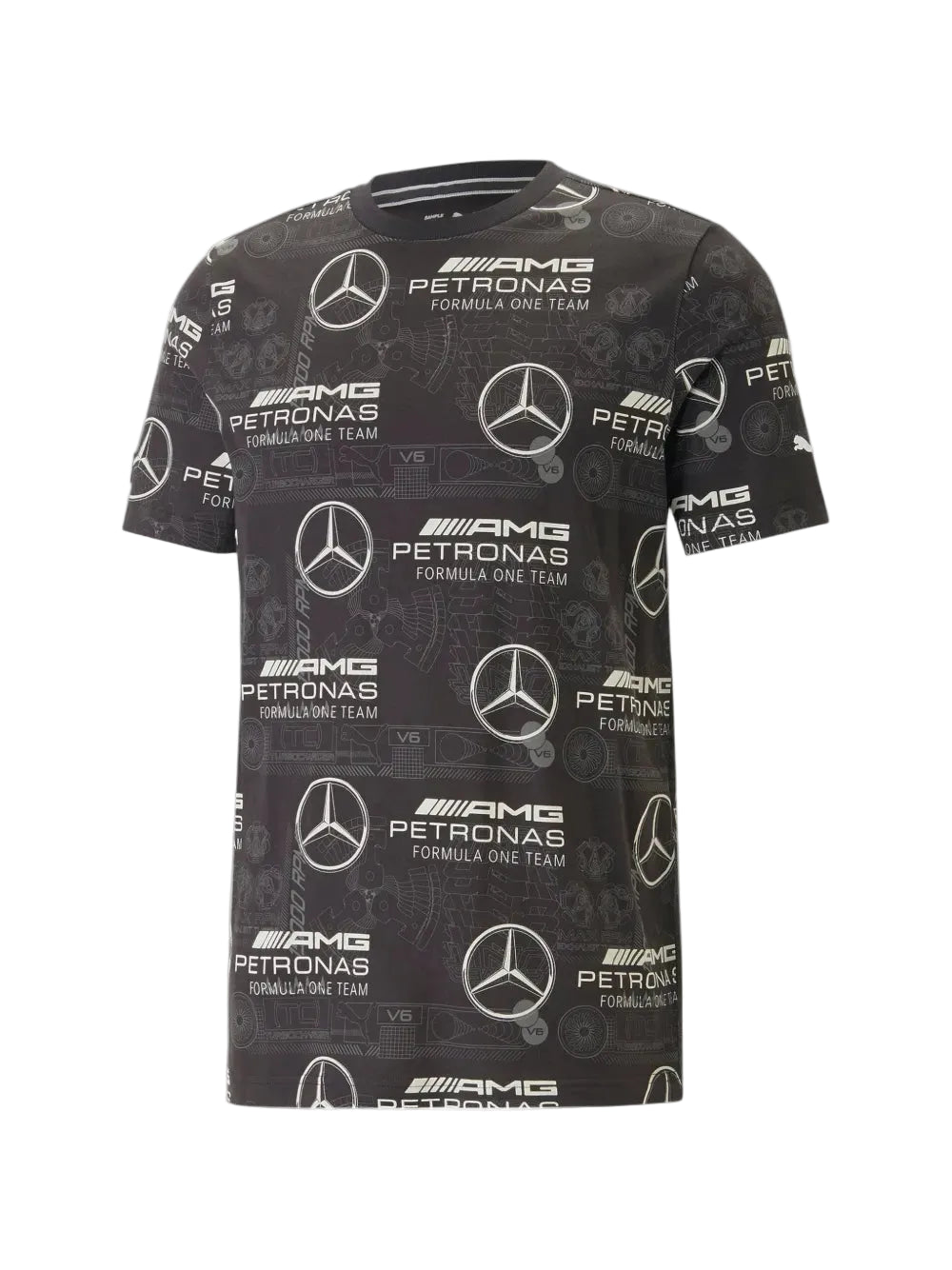 Puma T-Shirt Petronas Print Black