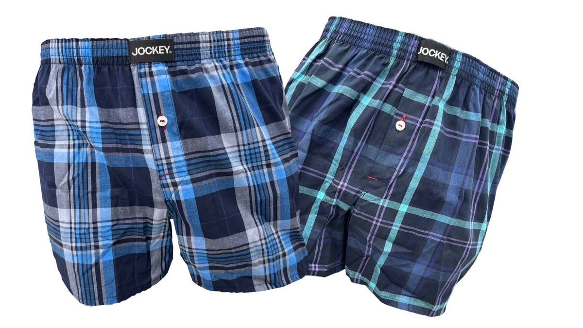 Jockey 2 Pack Woven Boxer
