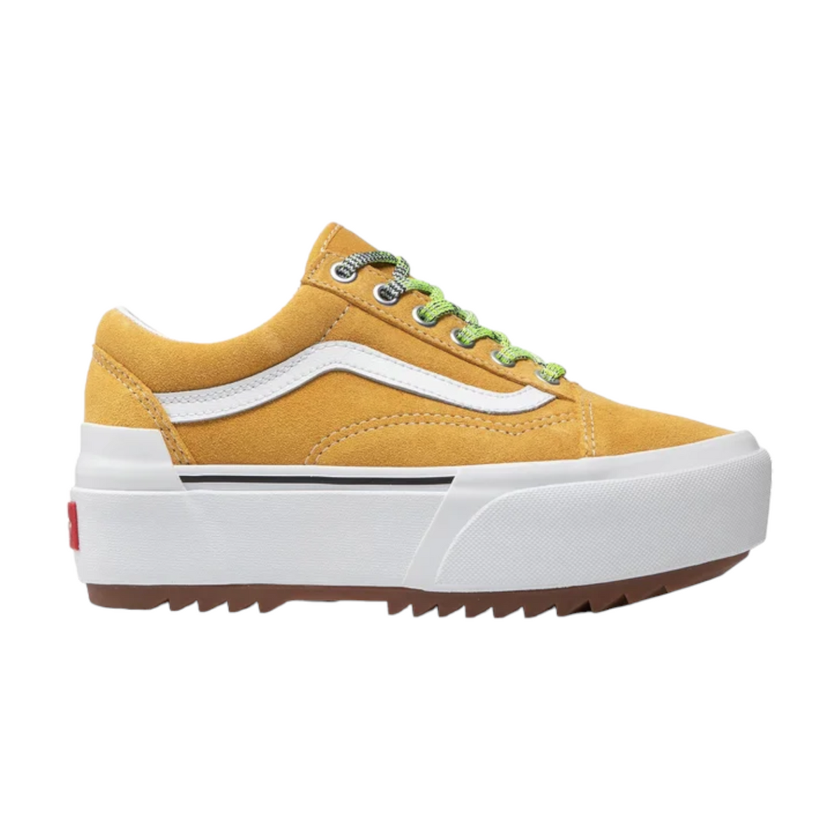 Vans Old Skool Platform Stacked Mustard/White