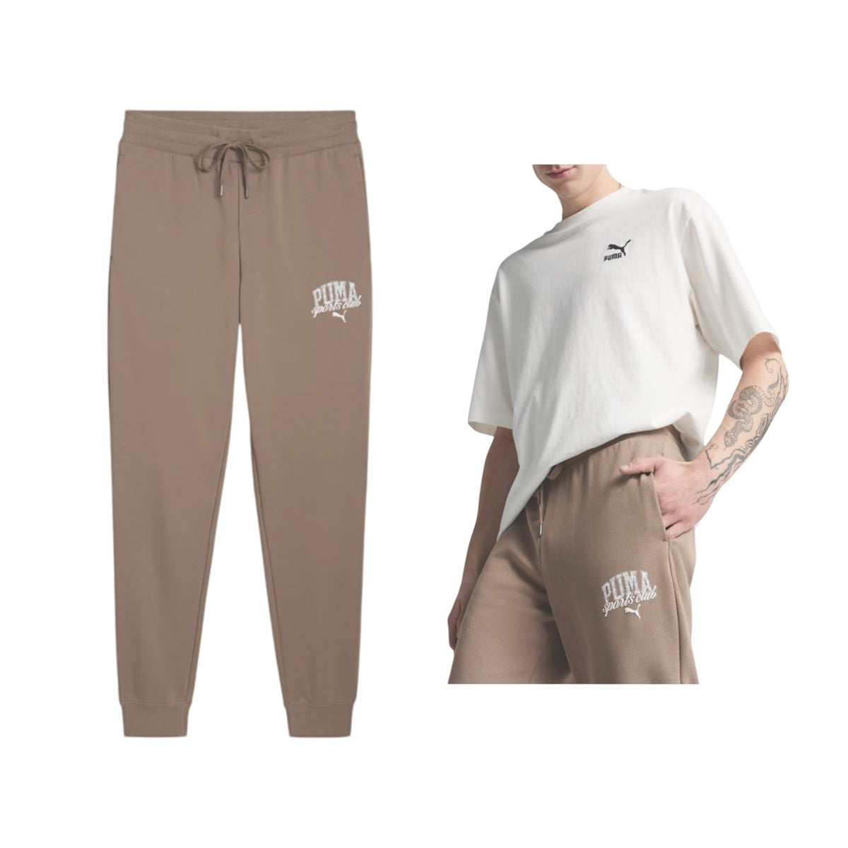Puma Tracksuit Pants Taupe