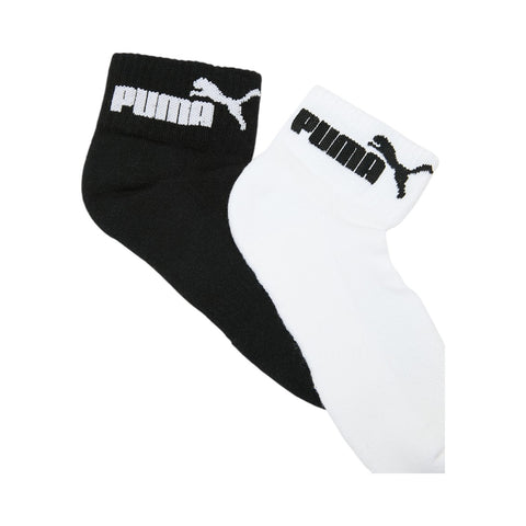 Puma Mens 2PK Tech. Running Socks - White/Black