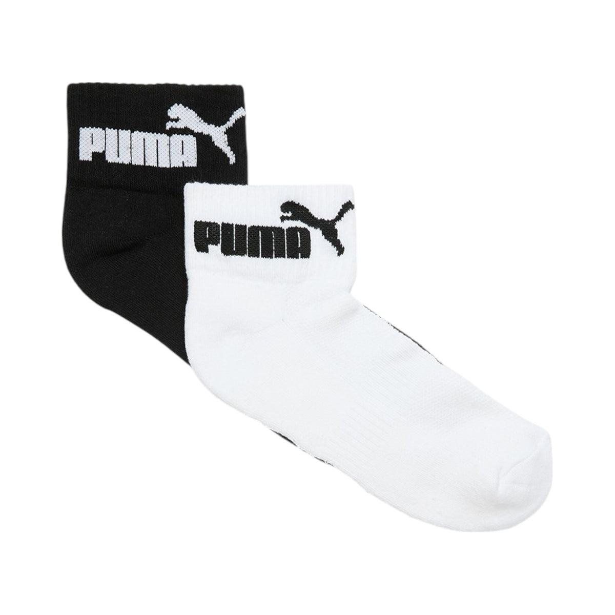 Puma Mens 2PK Tech. Running Socks - White/Black