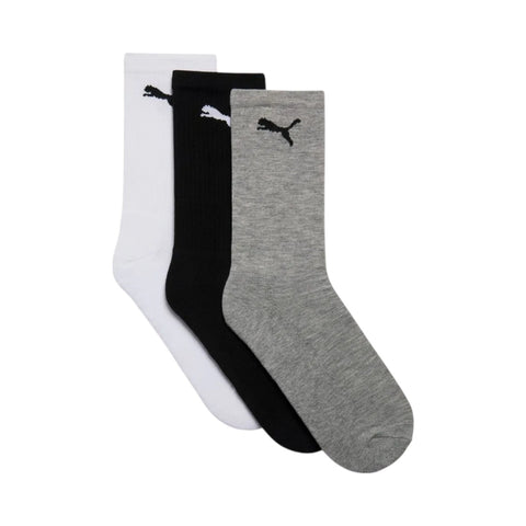 Puma Mens 3PK Cat Logo Tennis Socks - Multi